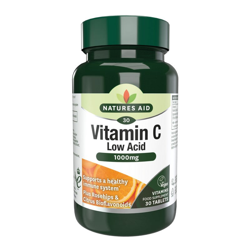 Natures Aid Vitamin C 1000mg Low Acid