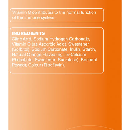 Natures Aid Vitamin C 1000mg Effervescent (Orange Flavour) 20 Tablets