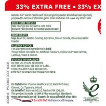 Natures Aid Garlic Pearls (Odourless) One-a-day 120 Tablets