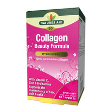 Natures Aid Collagen Beauty Formula with Vitamin C, Zinc & B-Vitamins 90 Capsules