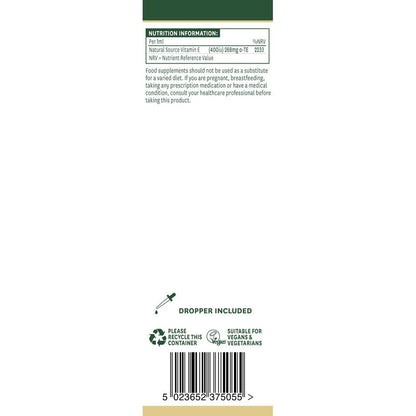 Natures Aid Vitamin E Oil 20,000iu 50ml