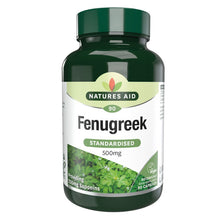 Natures Aid Fenugreek 500mg 90 Capsules
