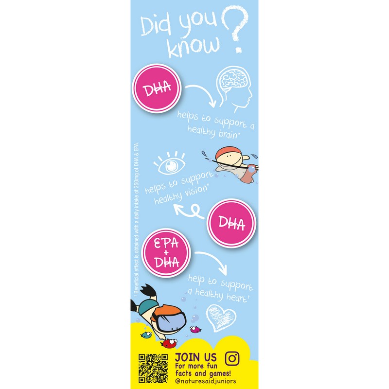 Natures Aid DHA Mini Drops for infants & children (3 months - 5 years) 50ml