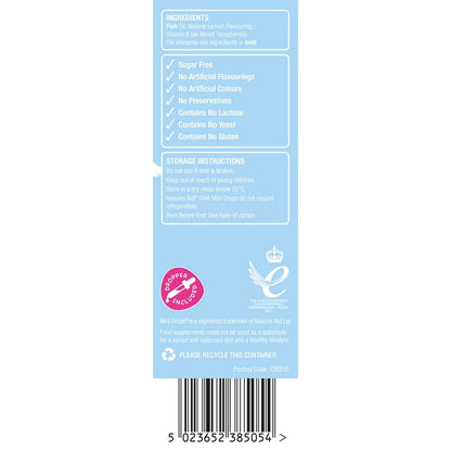 Natures Aid DHA Mini Drops for infants & children (3 months - 5 years) 50ml