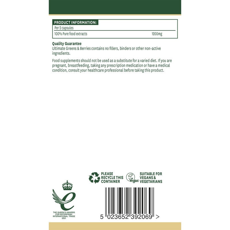 Natures Aid Organic Ultimate Superfoods 60 Capsules