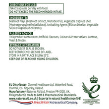 Natures Aid Organic Beetroot 4620mg 60 Capsules