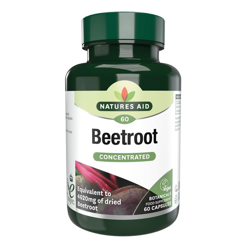 Natures Aid Organic Beetroot 4620mg 60 Capsules
