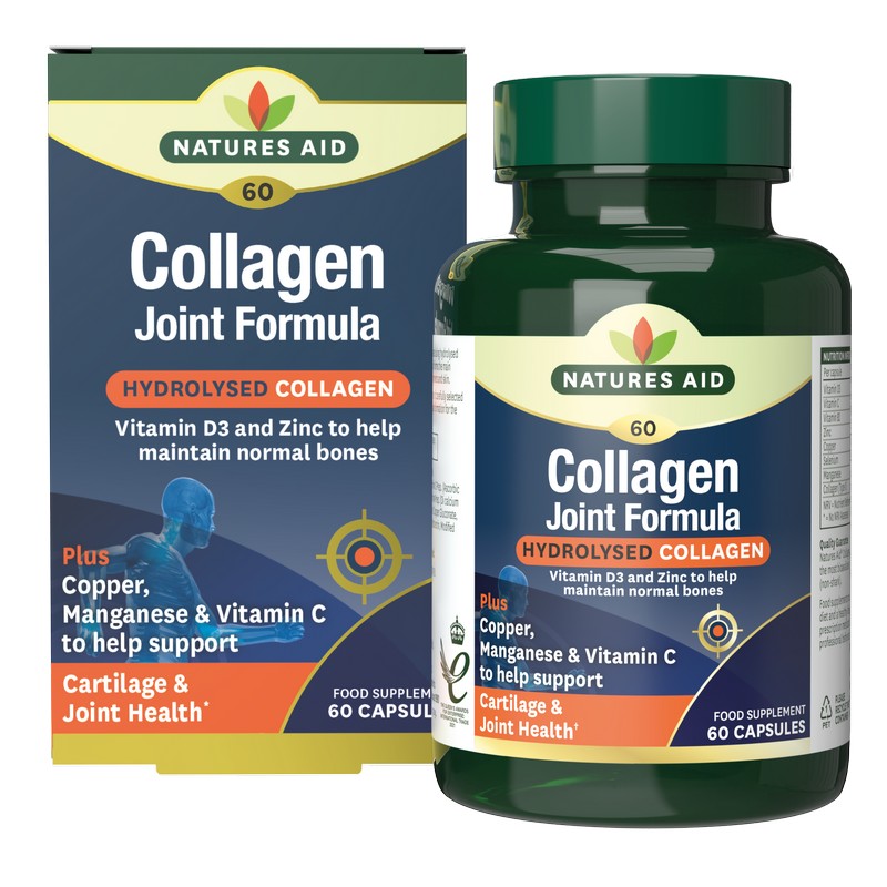 Natures Aid Collagen Joint Formula 60 Capsules