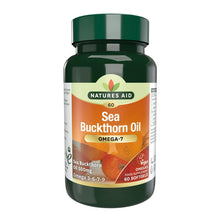 Natures Aid Sea Buckthorn Oil 500mg (Omega-7) 60 Softgels
