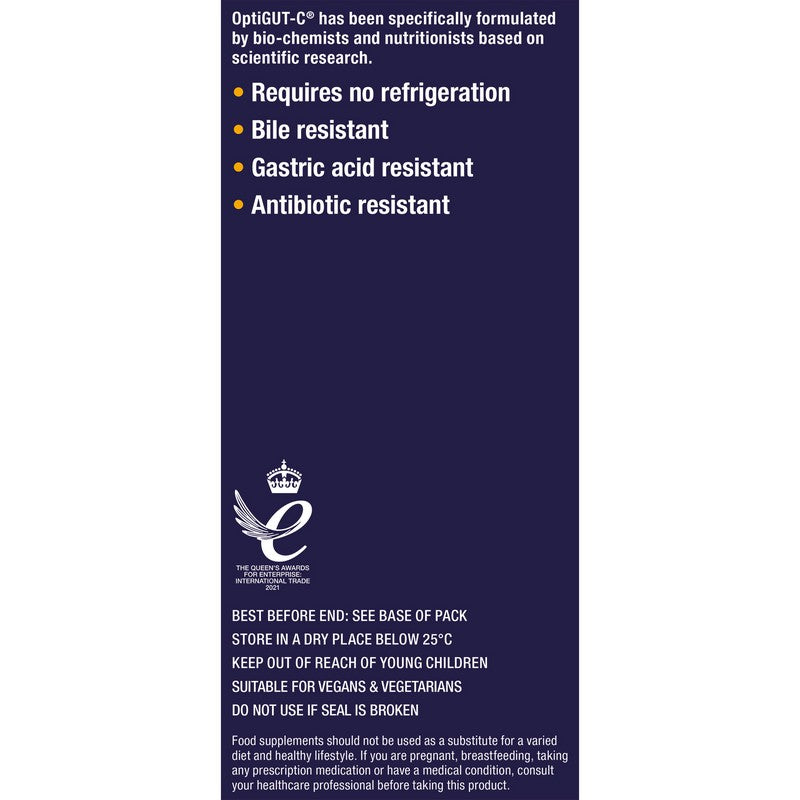 Natures Aid OptiGUT-C (15 Billion Bacteria) 120g