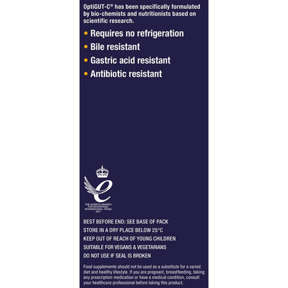 Natures Aid OptiGUT-C (15 Billion Bacteria) 120g