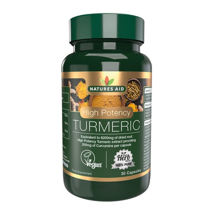 Natures Aid Turmeric 8200mg (High Potency)