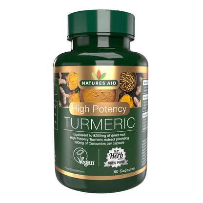 Natures Aid Turmeric 8200mg (High Potency)