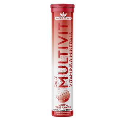Natures Aid Daily Multivitamin & Mineral Effervescent 20 Tablets