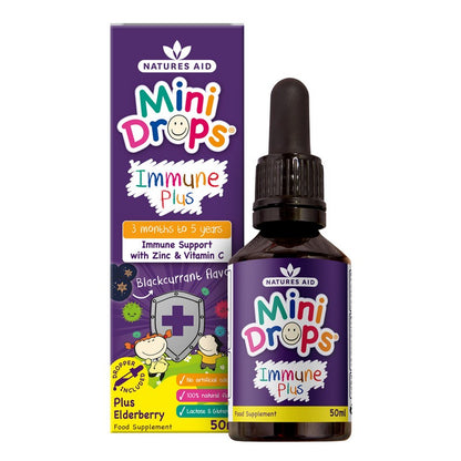Natures Aid Mini Drops Immune Plus 50ml