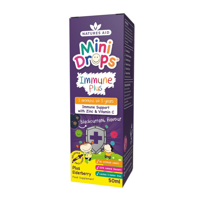 Natures Aid Mini Drops Immune Plus 50ml
