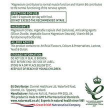 Natures Aid Magnesium Citrate Capsules 60 Capsules