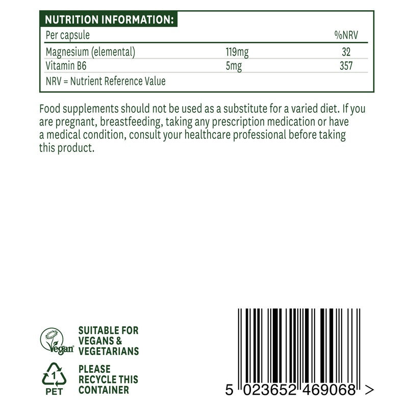 Natures Aid Magnesium Citrate Capsules 60 Capsules