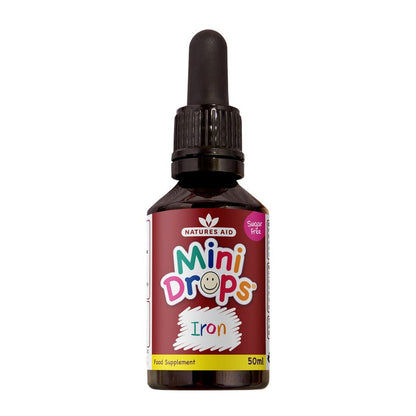 Natures Aid Mini Drops Iron 50ml