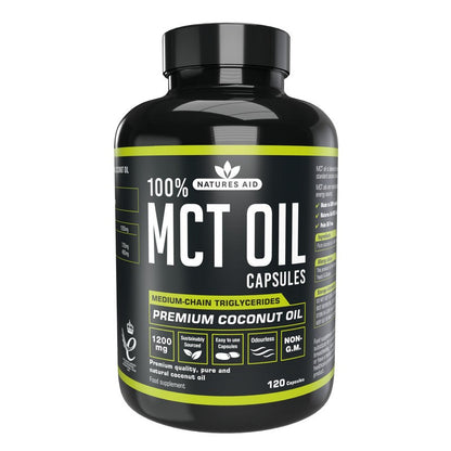 Natures Aid MCT Oil Capsules 120 Softgels