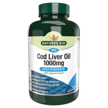 Natures Aid Cod Liver Oil (High Strength) 1000mg