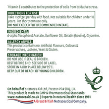 Natures Aid Vitamin E 1000iu Natural Form 30 Softgels