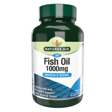 Natures Aid Fish Oil 1000mg (Omega-3)