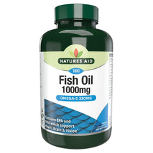 Natures Aid Fish Oil 1000mg (Omega-3)