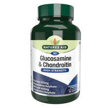 Natures Aid Glucosamine Sulphate 500mg & Chondroitin 400mg 90 Tablets