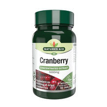 Natures Aid Cranberry 200mg (5000mg equiv)