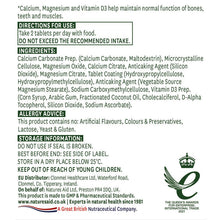 Natures Aid Calcium, Magnesium & Vitamin D3 90 Tablets