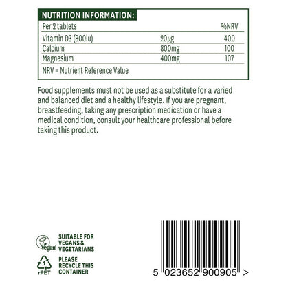 Natures Aid Calcium, Magnesium & Vitamin D3 90 Tablets