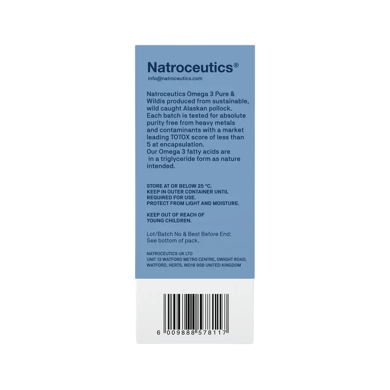 Natroceutics Omega 3 Pure & Wild 60 Capsules