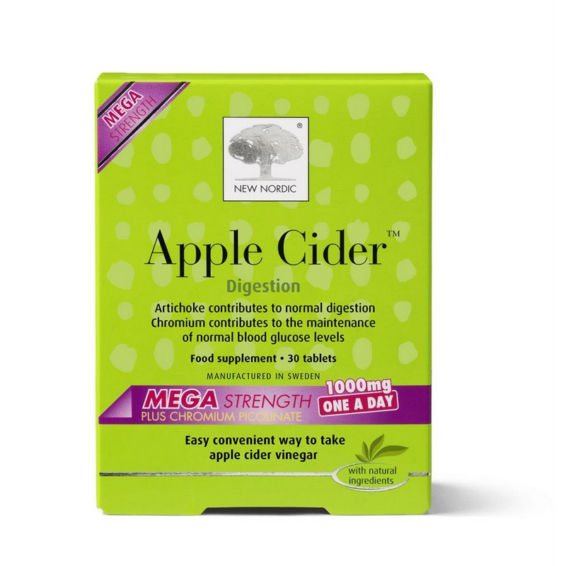 New Nordic Apple Cider Mega Strength OAD 30 Tablets