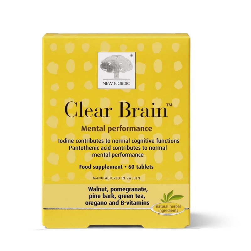 New Nordic Clear Brain 60 Tablets