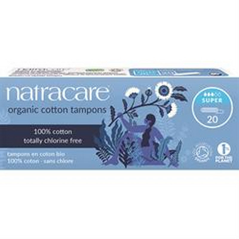 Organic Non-Applicator Tampons Super