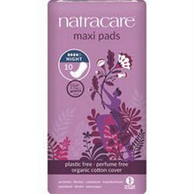 Natracare Natural Maxi Pads Night-Time  10 Box