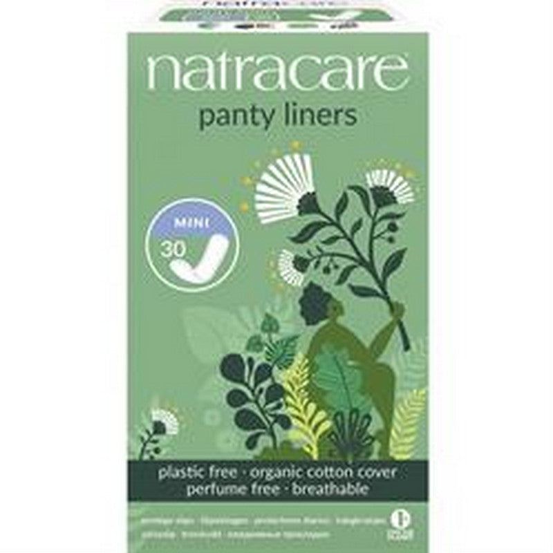 Natracare Mini Pantyliners  30 Pieces