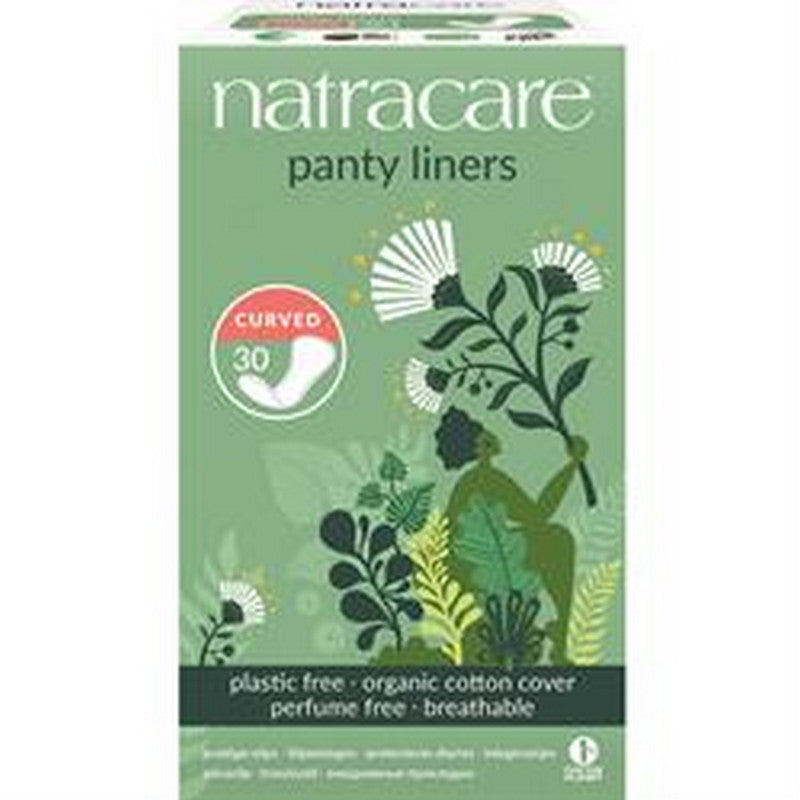 Natracare Natural Pantyliners Curved  30 Pieces
