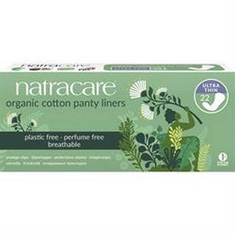 Natracare Organic Cotton Pantyliners Ultra Thin  22 Pieces