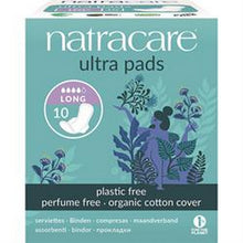 Natracare Natural Ultra Pads Long With Wings  10 Pieces