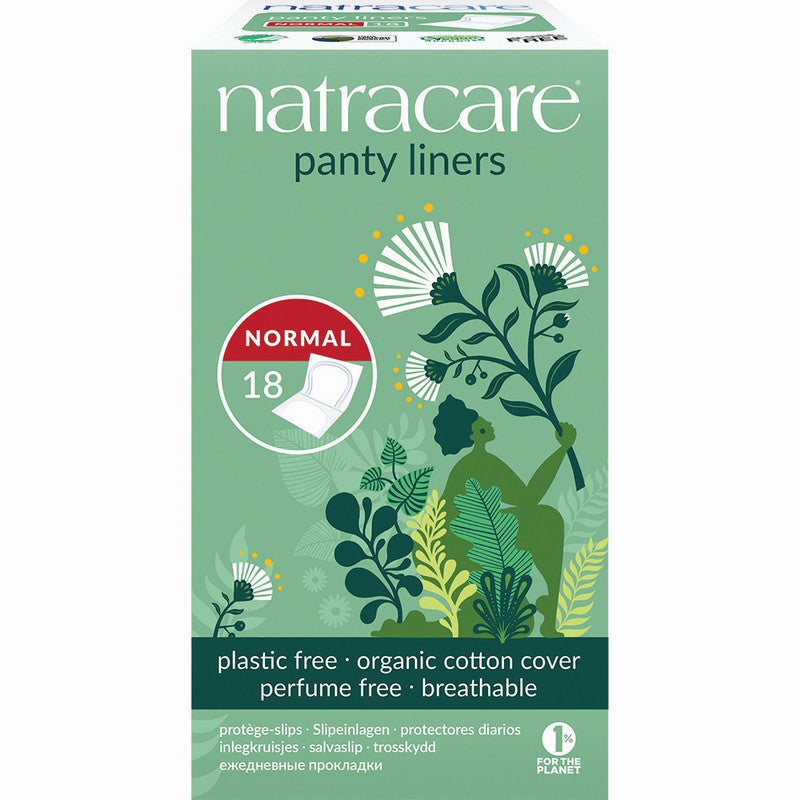Natracare Panty Liner Normal Wrapped  18 Pieces