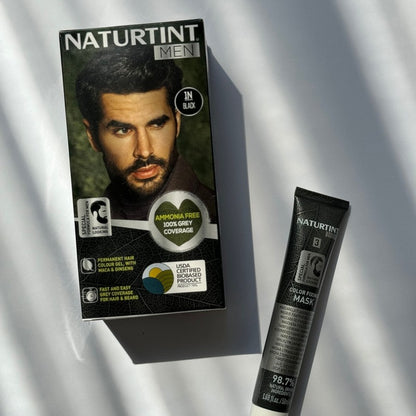 Naturtint Men Permanent Hair Colour Gel 1N Black 170ml