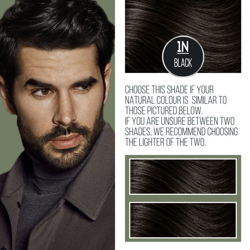 Naturtint Men Permanent Hair Colour Gel 1N Black 170ml