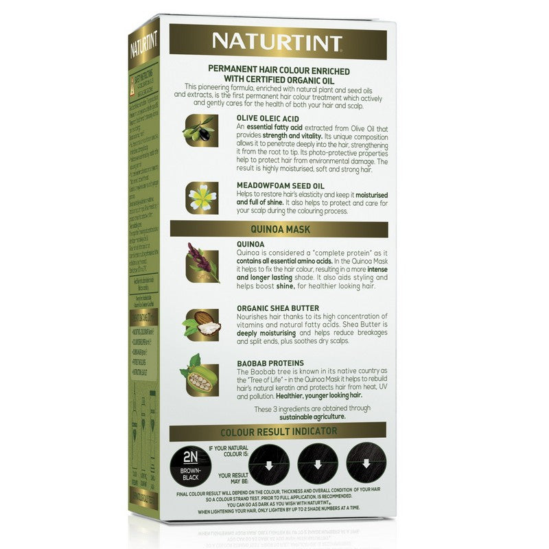 Naturtint Permanent 2N BrownBlack 170ml