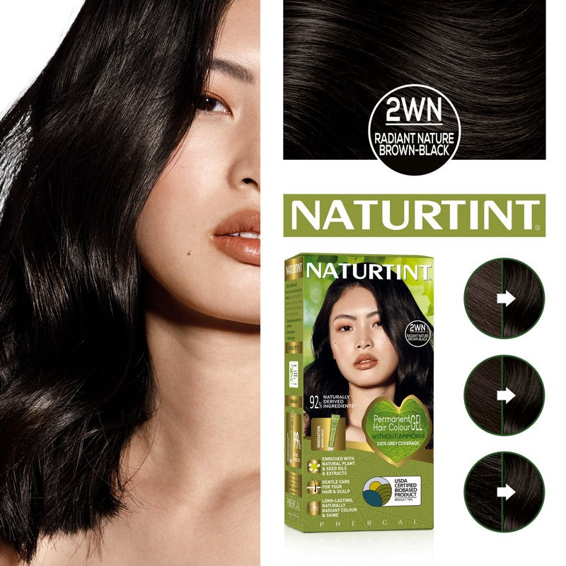 Naturtint Permanent 2WN Radiant Nature Brown Black 170ml