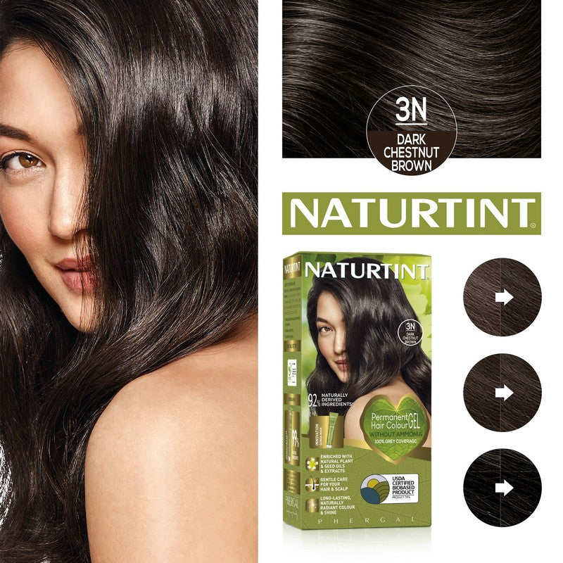 Naturtint Permanent 3N Dark Chestnut Brown 170ml