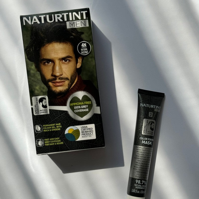 Naturtint Men Permanent Hair Colour Gel 4N Natural Chestnut 170ml