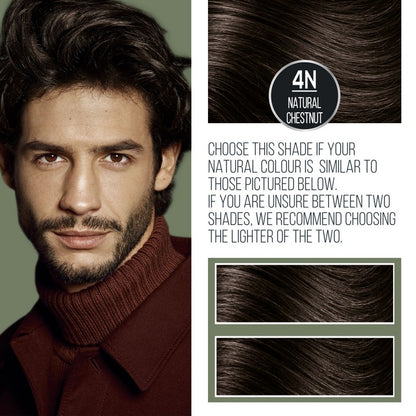Naturtint Men Permanent Hair Colour Gel 4N Natural Chestnut 170ml