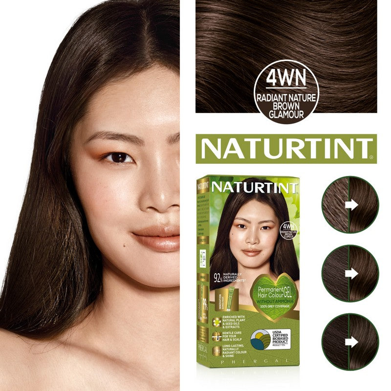 Naturtint Permanent 4WN Radiant Nature Brown Glamour 170ml